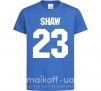 Дитяча футболка Shaw 23 Яскраво-синій фото