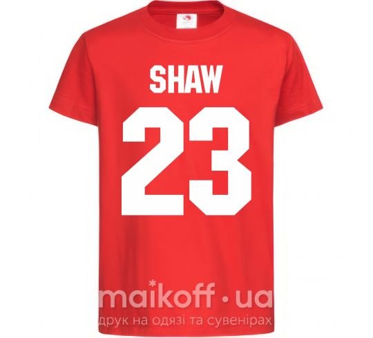Дитяча футболка Shaw 23 Червоний фото