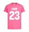 Дитяча футболка Shaw 23 Яскраво-рожевий фото