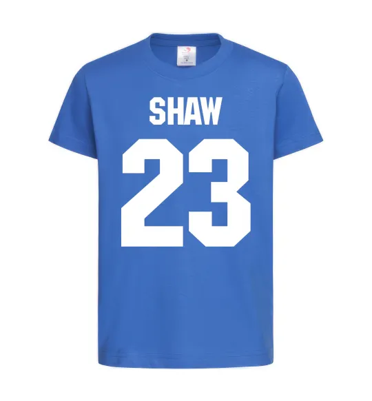 Дитяча футболка Shaw 23 Яскраво-синій фото