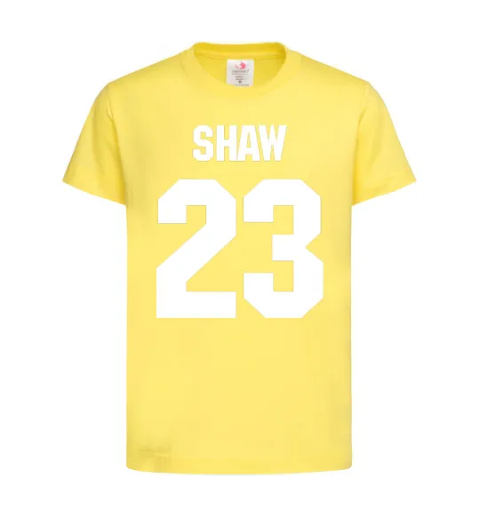 Дитяча футболка Shaw 23 Лимонний фото