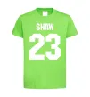 Дитяча футболка Shaw 23 Лаймовий фото