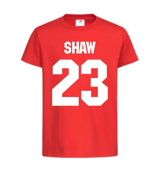 Дитяча футболка Shaw 23 Червоний фото
