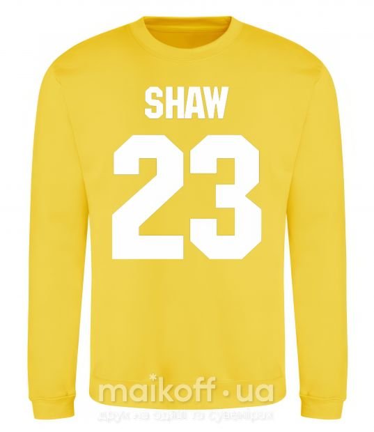 Світшот Shaw 23 Сонячно жовтий фото