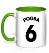 Чашка с цветной ручкой Pogba 6 Зеленый фото