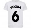 Дитяча футболка Pogba 6 Білий фото
