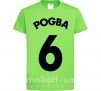 Детская футболка Pogba 6 Лаймовый фото
