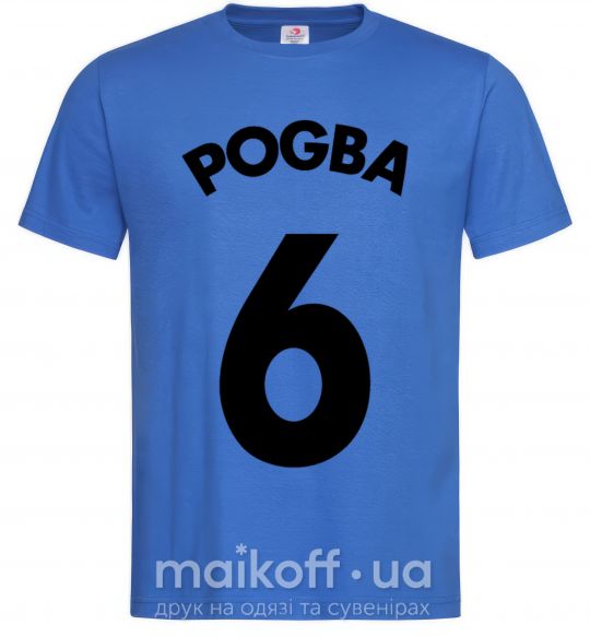 Мужская футболка Pogba 6 Ярко-синий фото