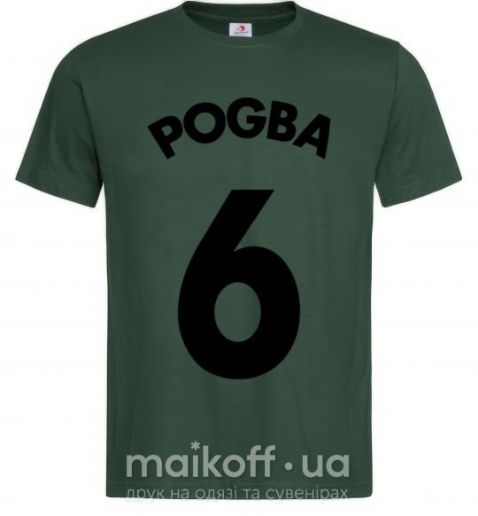 Чоловіча футболка Pogba 6 Темно-зелений фото