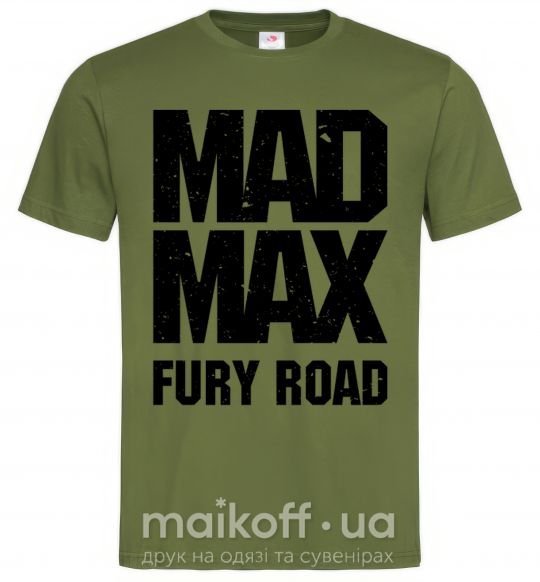 Мужская футболка Mad Max fury road Оливковый фото