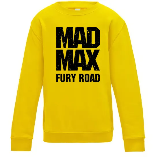 Детский Свитшот Mad Max fury road Солнечно желтый фото
