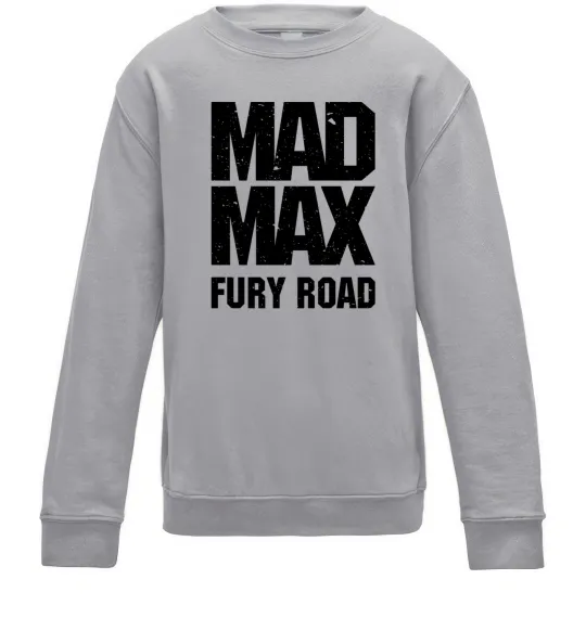 Детский Свитшот Mad Max fury road Серый меланж фото