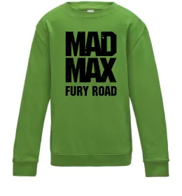 Детский Свитшот Mad Max fury road Лаймовый фото