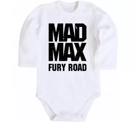 Детский боди Mad Max fury road Белый фото