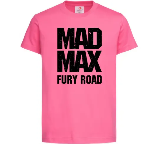 Дитяча футболка Mad Max fury road Яскраво-рожевий фото