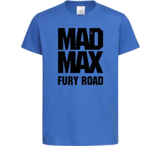 Дитяча футболка Mad Max fury road Яскраво-синій фото