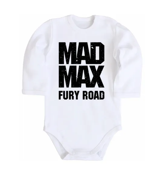 Детский боди Mad Max fury road Белый фото