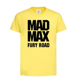 Детская футболка Mad Max fury road Лимонный фото