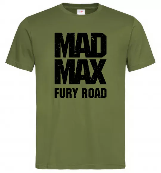 Чоловіча футболка Mad Max fury road Оливковий фото