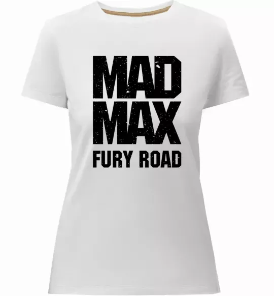 Женская премиум футболка Mad Max fury road Белый фото