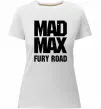 Женская премиум футболка Mad Max fury road Белый фото