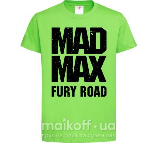 Дитяча футболка Mad Max fury road Лаймовий фото