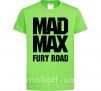 Дитяча футболка Mad Max fury road Лаймовий фото