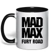 Чашка з кольоровою ручкою Mad Max fury road Чорний Чашка з кольоровою ручкою Mad Max fury road Чорний фото