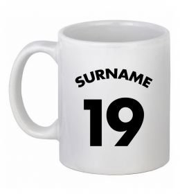Чашка керамічна Surname 19 Чашка керамічна Surname 19