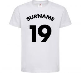 Детская футболка Surname 19