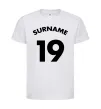 Дитяча футболка Surname 19 Білий фото