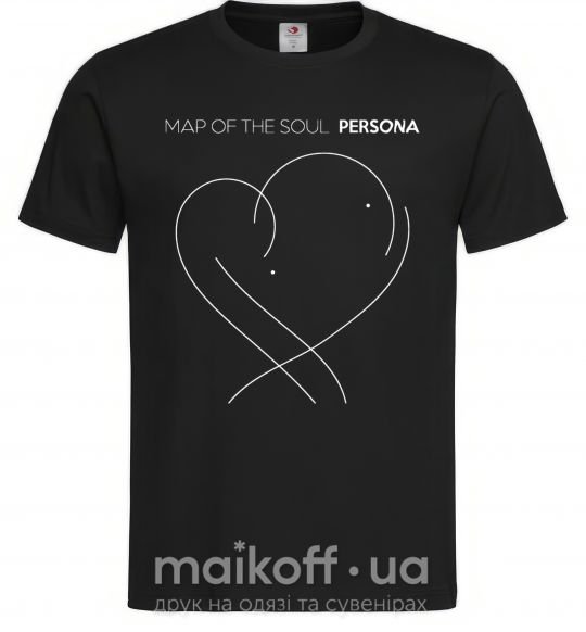 Мужская футболка Map of the soul Черный фото