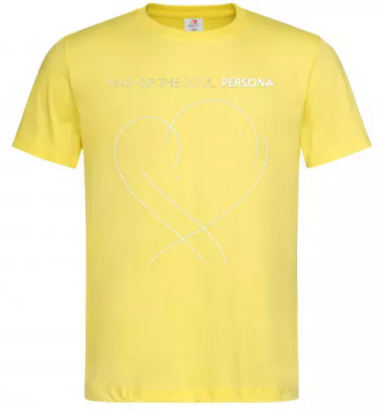 Чоловіча футболка Map of the soul Лимонний фото
