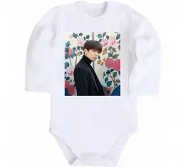 Дитячий бодік BTS for FILA Білий фото