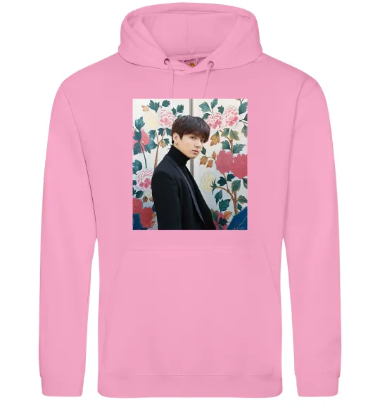 Мужская толстовка (худи) Чонгук БТС Розовый фото