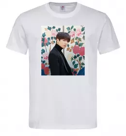 Мужская футболка Чонгук БТС Белый фото