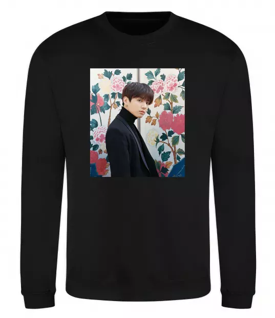 Світшот Чонгук БТС Чорний фото