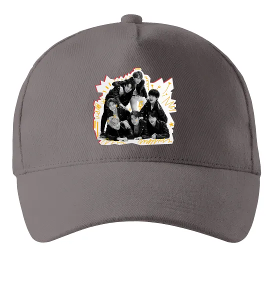 Кепка BTS k-pop Серый фото