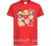 Детская футболка BTS fun art Красный фото