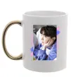 Чашка з кольоровою ручкою Photoshoot bts J-Hope Золото фото