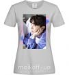 Женская футболка Photoshoot bts J-Hope Серый фото
