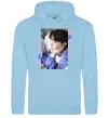 Жіноча толстовка (худі) Photoshoot bts J-Hope Блакитний фото