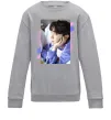 Детский Свитшот Photoshoot bts J-Hope Серый меланж фото