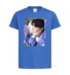 Детская футболка Photoshoot bts J-Hope Ярко-синий фото