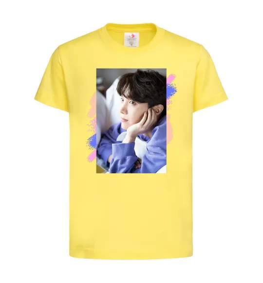 Детская футболка Photoshoot bts J-Hope Лимонный фото