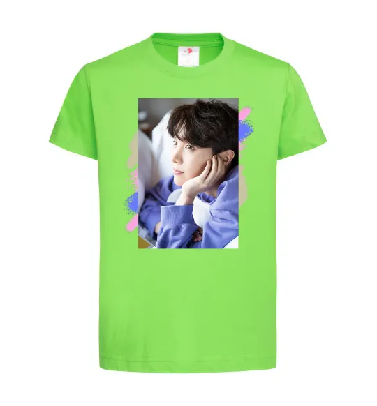 Детская футболка Photoshoot bts J-Hope Лаймовый фото