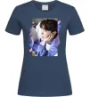 Жіноча футболка Photoshoot bts J-Hope Темно-синій фото