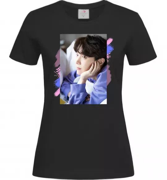 Жіноча футболка Photoshoot bts J-Hope Чорний фото