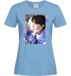Жіноча футболка Photoshoot bts J-Hope Блакитний фото