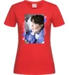 Жіноча футболка Photoshoot bts J-Hope Червоний фото